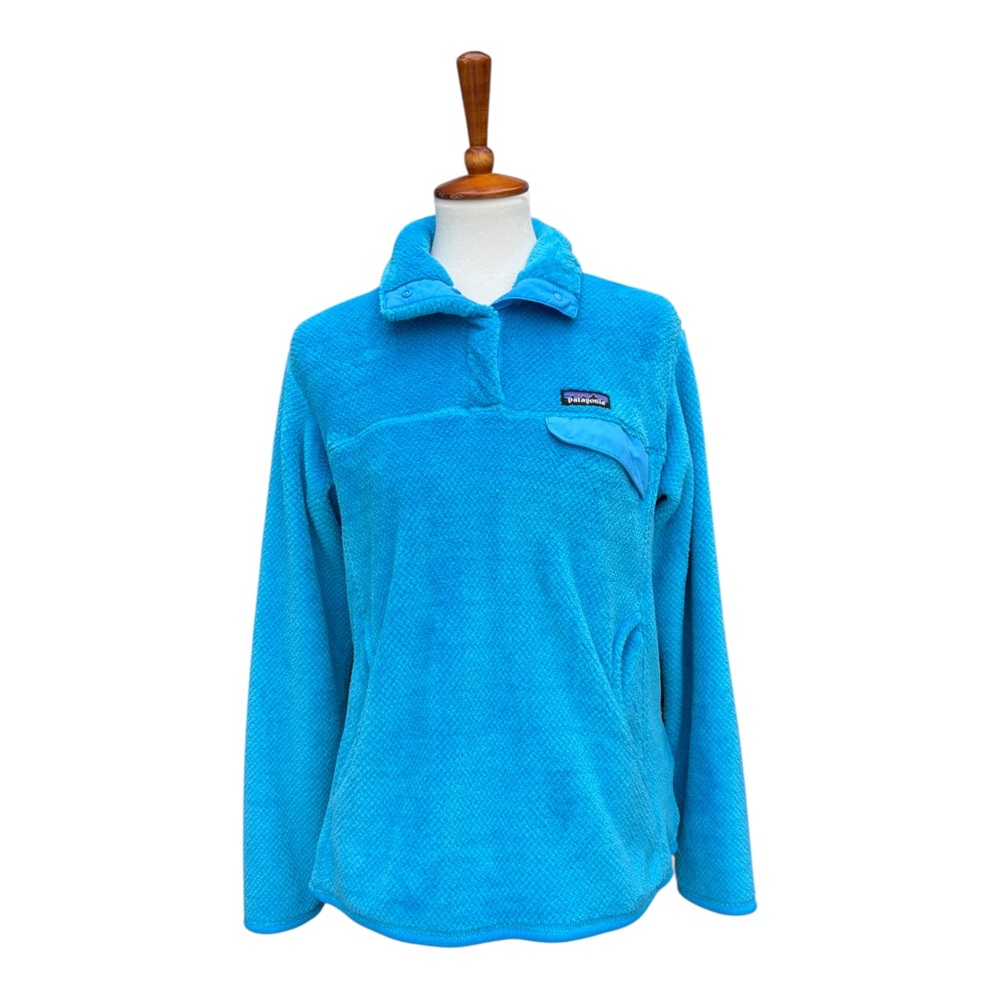 Patagonia Women’s L  Polartec Thermal Pro Blue Fleece Pullover Jacket